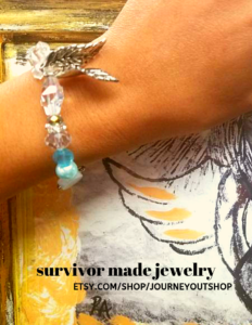 jewelry, etsy, journey out, journey out shop, online shopping, gifts, nonprofit, art therapy